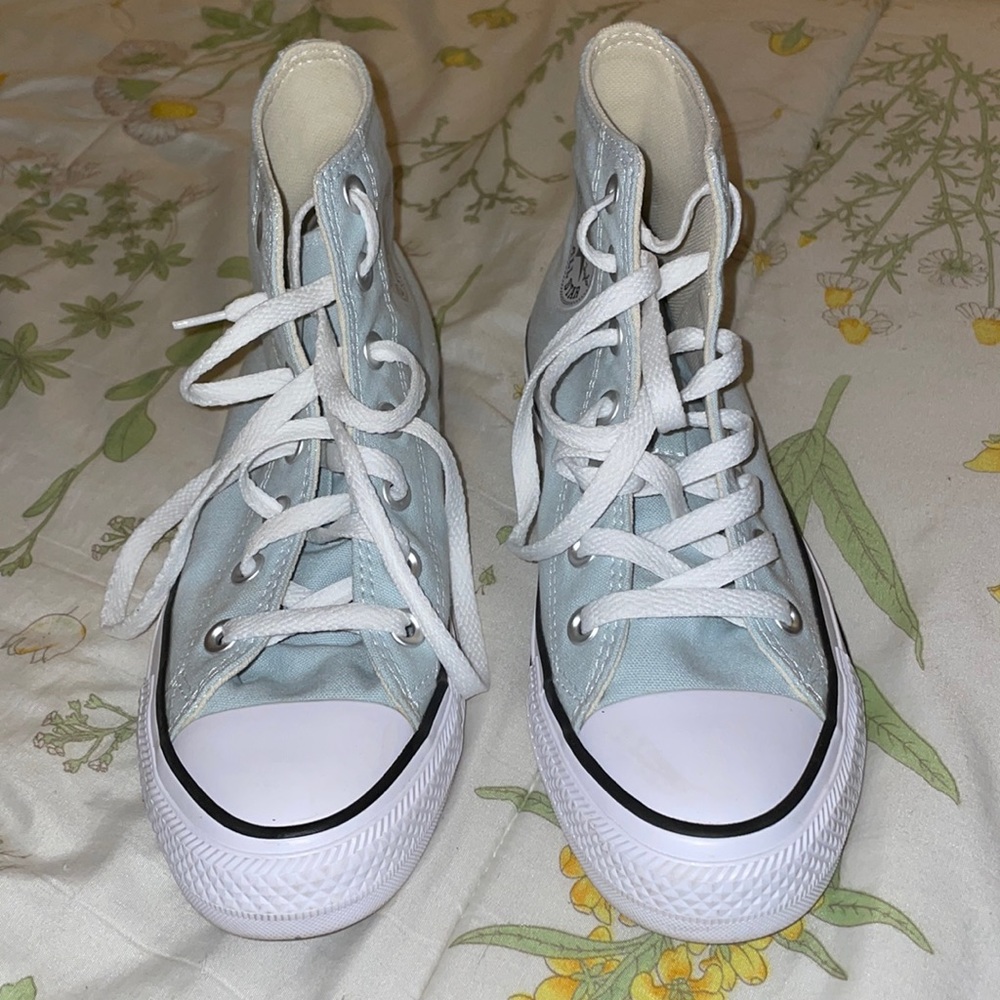 Worn once Blue High Too Converse